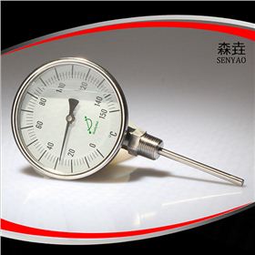 雙金屬溫度計的尾管是指哪一部分？