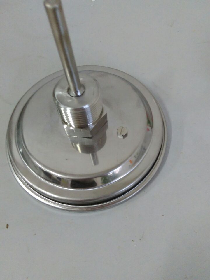 軸向型雙金屬溫度計結構圖介紹