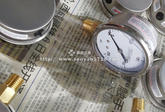 如何檢驗充油壓力表是否漏油？