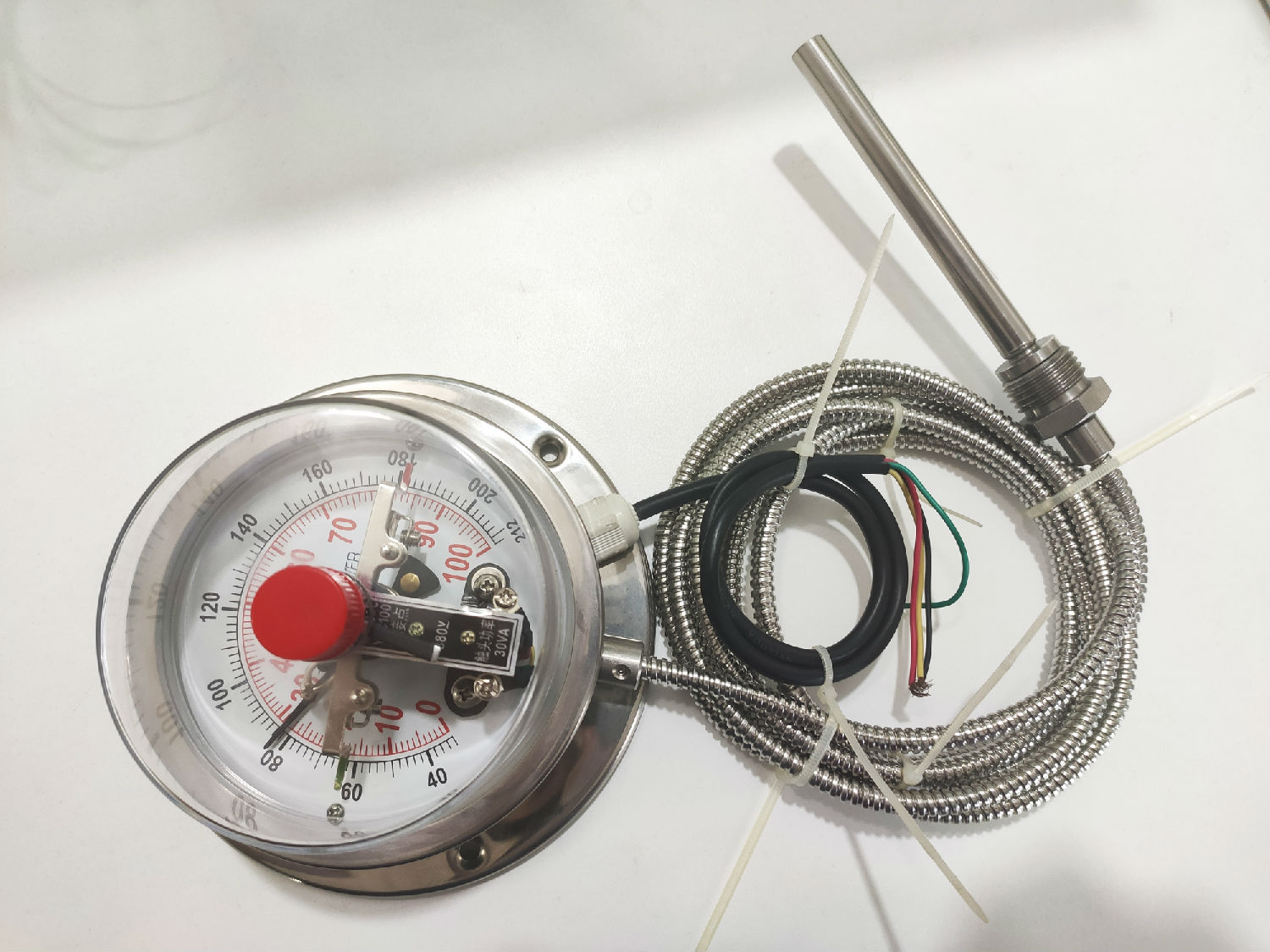 電接點雙金屬溫度計