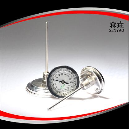 雙金屬溫度計測溫時與介質接觸嗎？