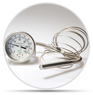 壓力式溫度計探頭怎么定制？