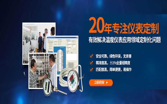 20年專注儀表定制，有效解決溫度計應用行業定制化問題